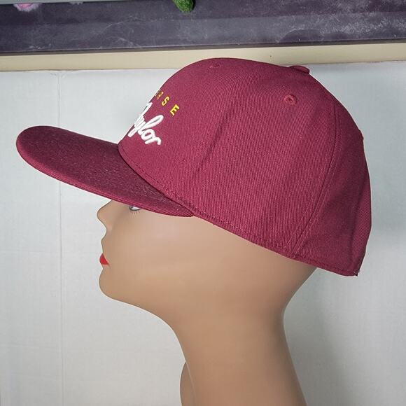 Converse "Chuck Taylor" Dark Red Snap Back Ball Cap - Picture 3 of 7